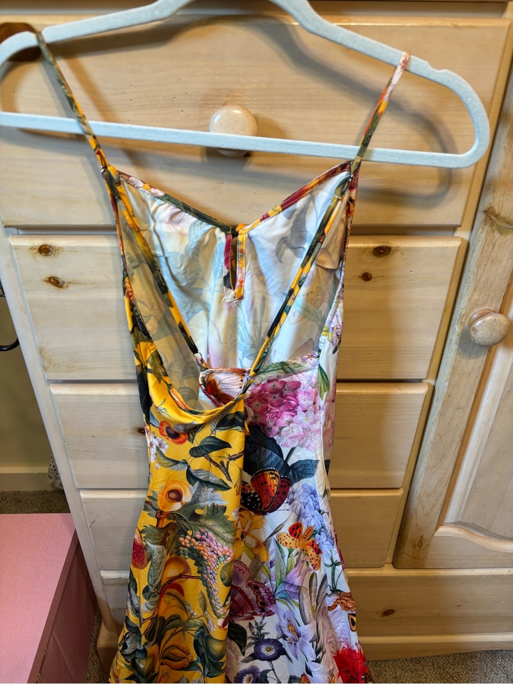Anthropologie Floral Slip Midi Dress in Multi - Picture 11 of 12